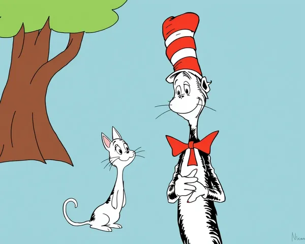 Cat and the Hat Images Displayed Beautifully