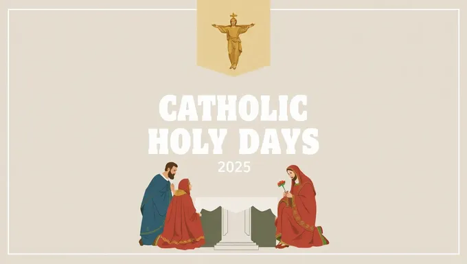 Catholic Church Announces 2025 Holy Days and Celebrations