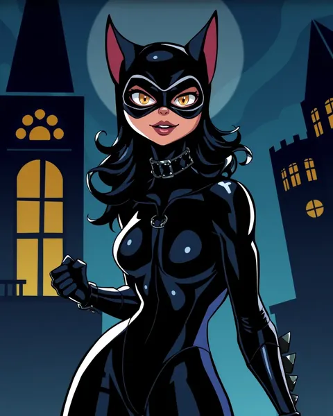 Catwoman's Cartoon Images: Bold and Sassy