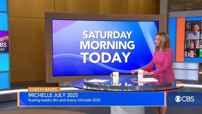 Cbs Saturday Morning Today's Michelle July 20 2025