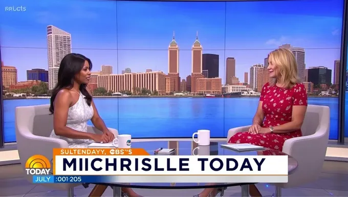 Cbs Saturday Morning Today's Michelle July 20 2025