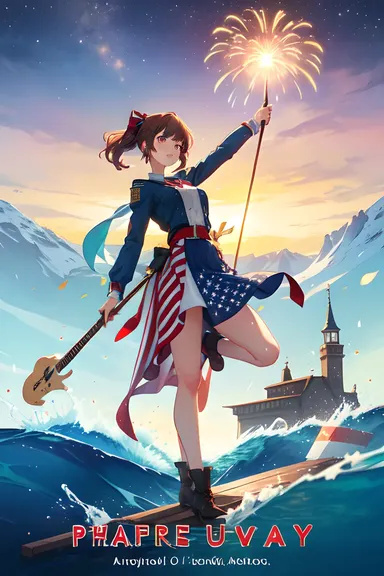 Celebrate Fourth of July with Animated Images