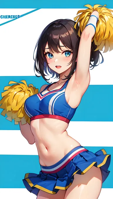 Cheerleader hentai: Naughty School Spirit