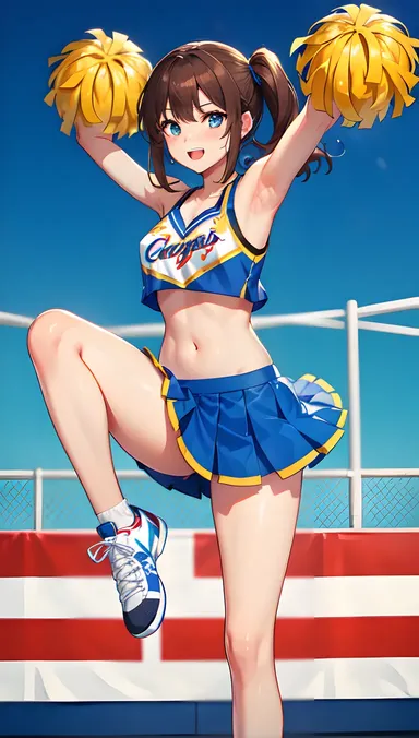 Cheerleader hentai: Seductive School Spirit