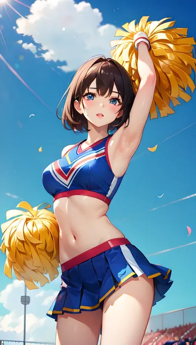 Cheerleader hentai: Seductive Squad Goals