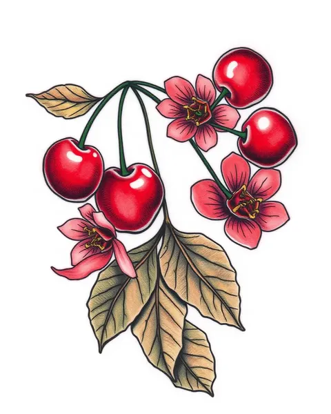 Cherry Tattoo Meaning: A Representation of Abundance and Prosperity