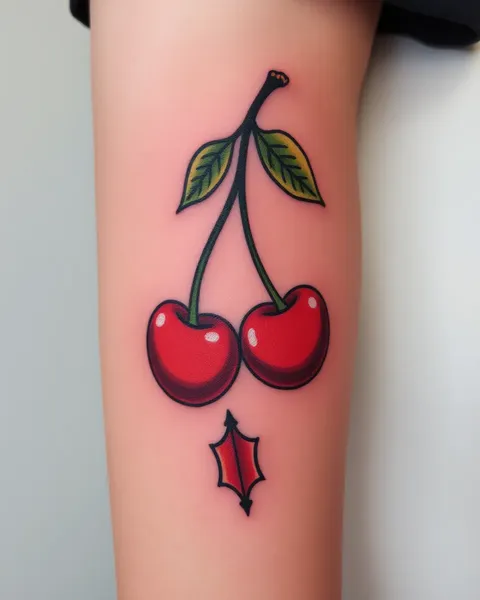 Cherry Tattoo Meaning: A Symbol of Strength and Courage