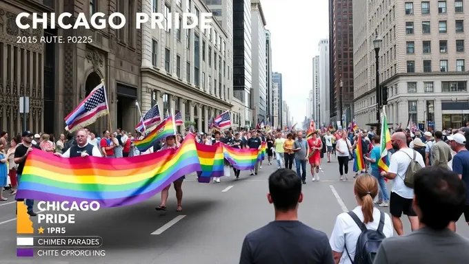 Chicago Pride Parade 2025 Route Map Available