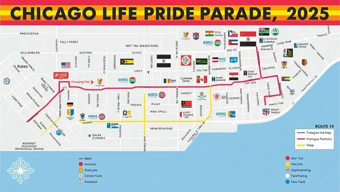 Chicago Pride Parade 2025 Route Map Directions