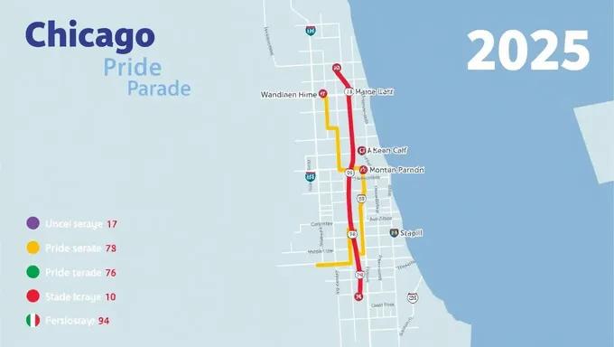 Chicago Pride Parade 2025 Route Map Information