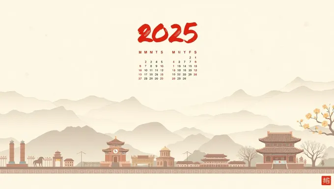 Chinese Calendar 2025 Dates and Holidays Listed