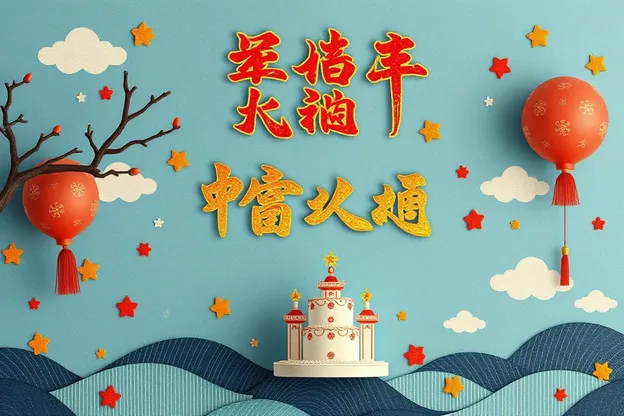 Chinese Happy Birthday Images with Cute Cartoon Characters