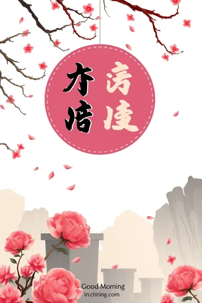 Chinese Image of Good Morning Wishes