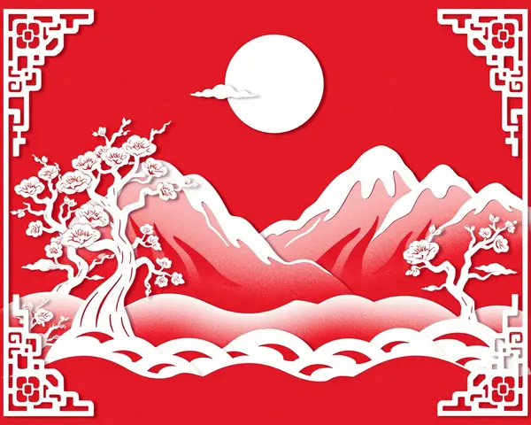 Chinese Paper Cut PNG Artistic Expression