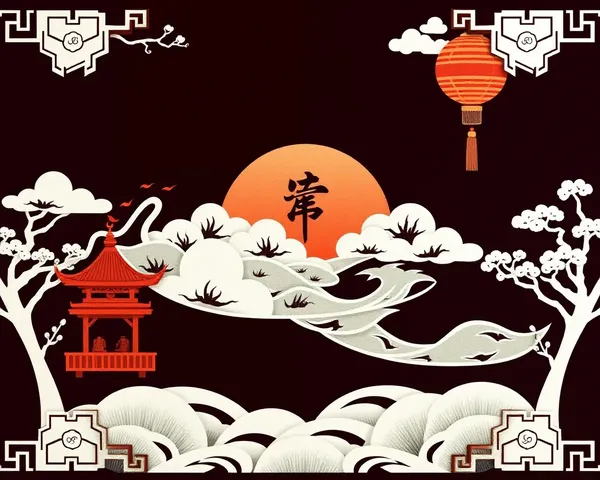 Chinese Paper Cut PNG Artwork Example