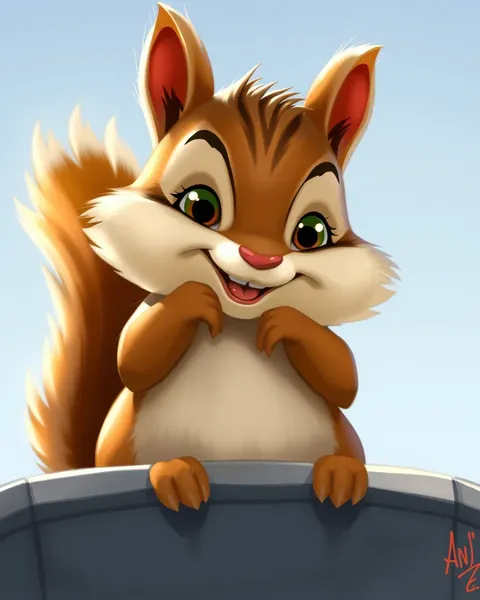 Chipmunk Cartoon Pictures Enchanting Whimsical World