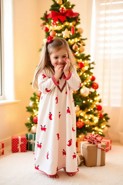 Christmas Nightgown for Girls to Feel Merry