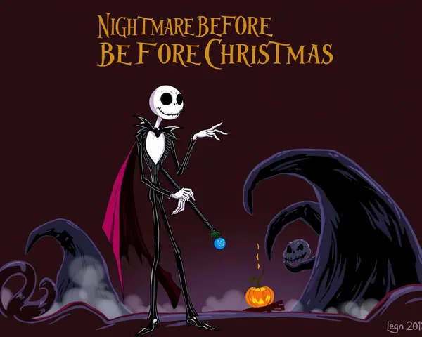 Christmas Nightmare Before Christmas PNG Image