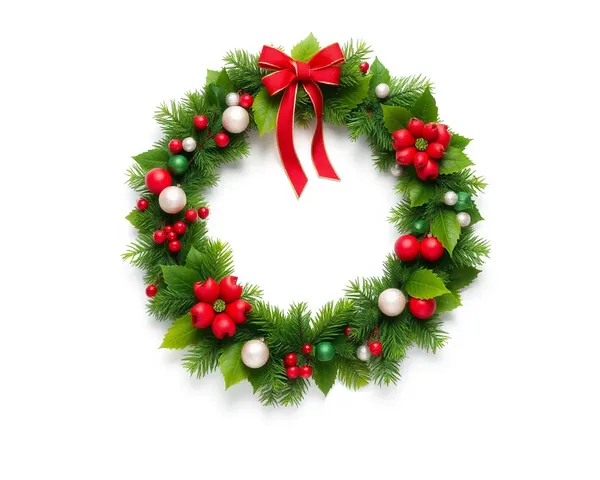 Christmas Wreath PNG Image for Holiday Decorating