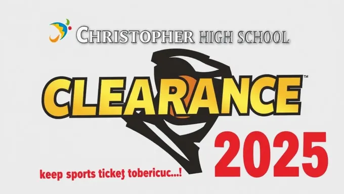 Christopher High School Sports Clearance 2025 Ticket Availability