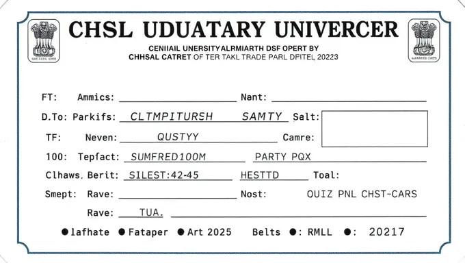 Chsl Admit Card 2025 Released for All Exams