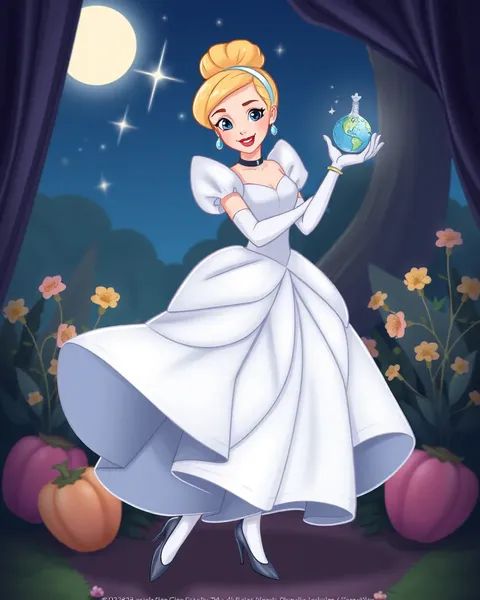 Cinderella's Cartoon Pictures Displayed Online