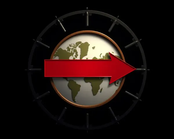 Circle Arrow World Icon PNG Image Download