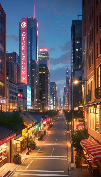 City Background Filled with Hentai Scenes