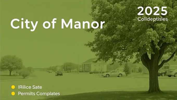 City of Manor 2025 Permits Issued Date Provided