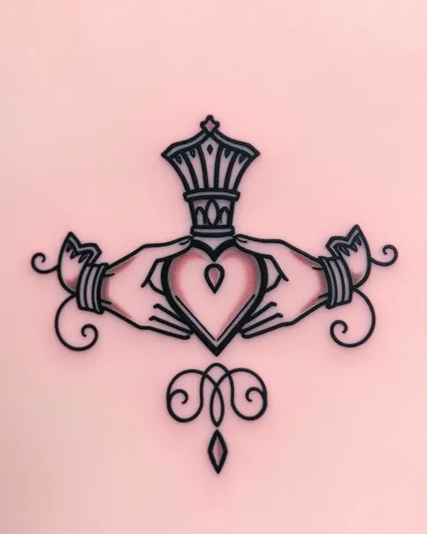 Claddagh Tattoo Designs for the Heart and Soul