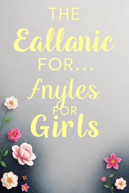 Classic Elegant Names for Girls to Love