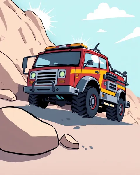 Classic Firetruck Cartoon Images