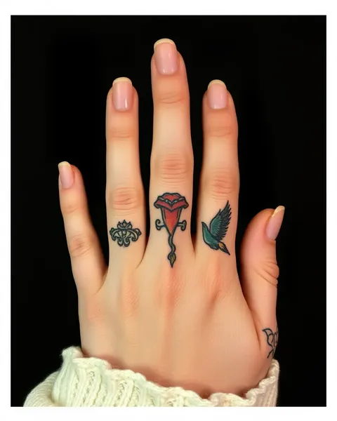 Classy Women's Finger Tattoos: Elegant Finger Ink Options