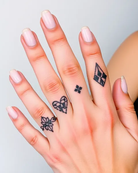 Classy Women's Finger Tattoos: Trendy Finger Tattoo Styles