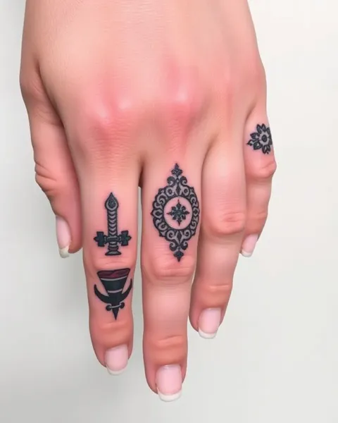 Classy Women's Finger Tattoos: Unique Body Art Designs