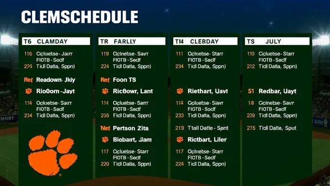 Clemson Baseball Schedule for 2025 Released