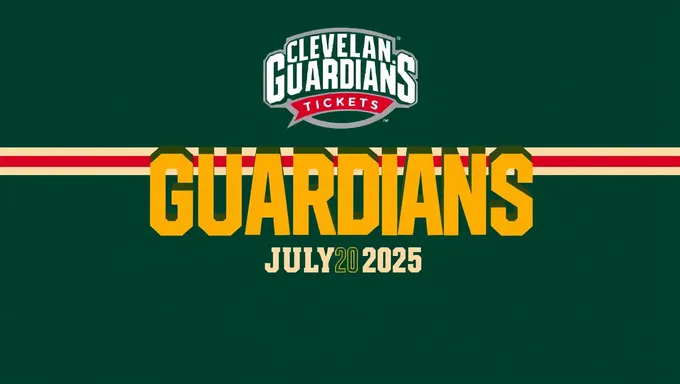 Cleveland Guardians Tickets July 20 2025 Schedule