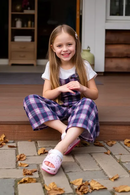 Clogs on a Girl's Feet