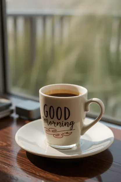 Coffee Cup Images for Good Morning Greeting