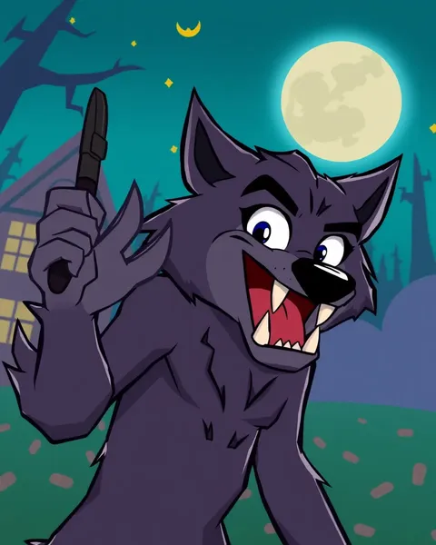 Collection of Cartoon Werewolf Pictures for Fun