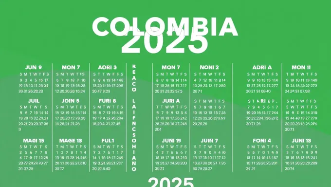 Colombia's Calendario 2025: Important Dates and Events