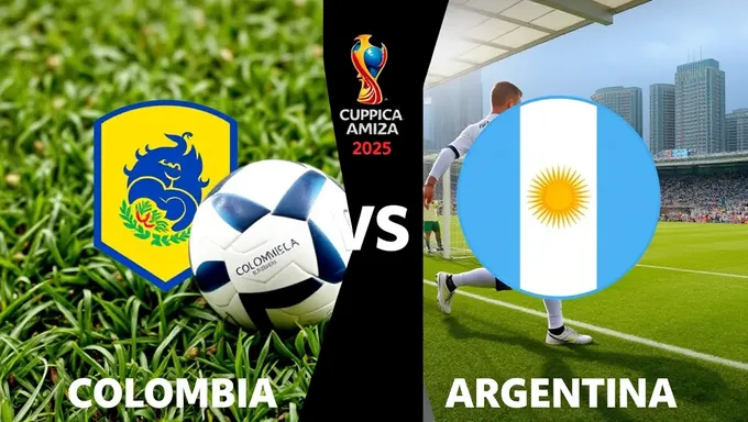 Colombia vs Argentina 2025 Copa América Football Match