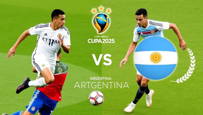 Colombia vs Argentina in 2025 Copa America Football