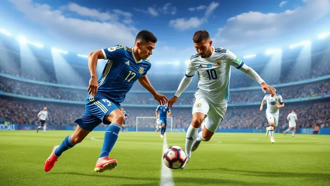 Colombia vs Argentina in 2025 Copa América Competition