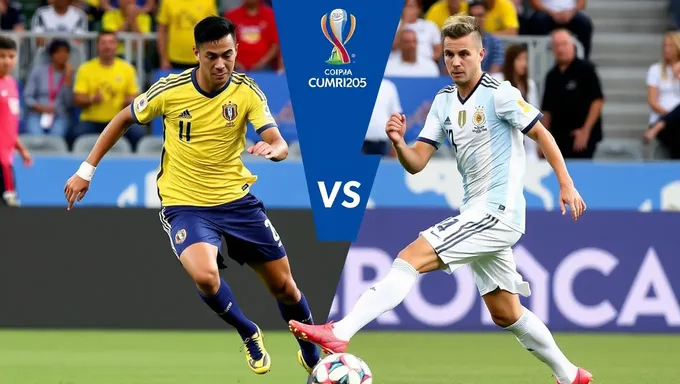 Colombia vs Argentina in Copa América 2025 Match