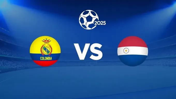 Colombia vs Paraguay 2025 Copa America Soccer Match