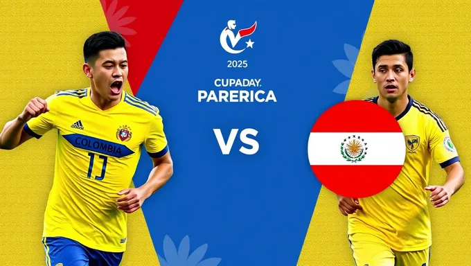 Colombia vs Paraguay 2025 Copa America Soccer Match