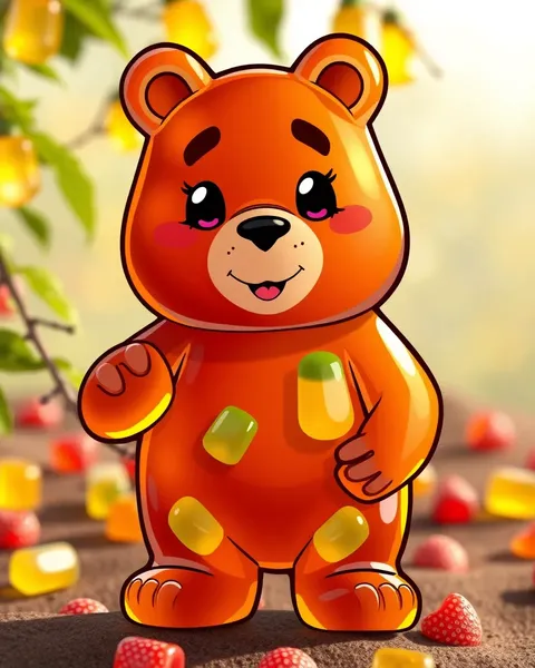 Colorful Cartoon Gummy Bear Picture Gallery