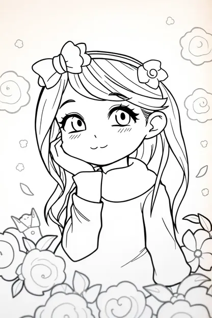 Colorful Girl Coloring Book Pages for Fun