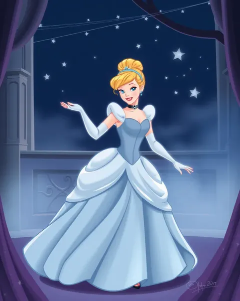 Colorful Images of Cinderella Cartoon Scenes